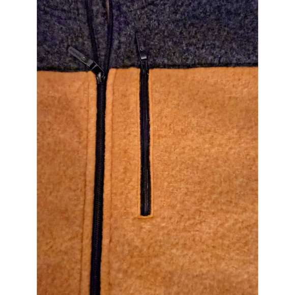 Smartwool Men Hudson Trail Fleece Full Zip Jacket Charcoal-Gold Size XXL - Picture 7 of 7